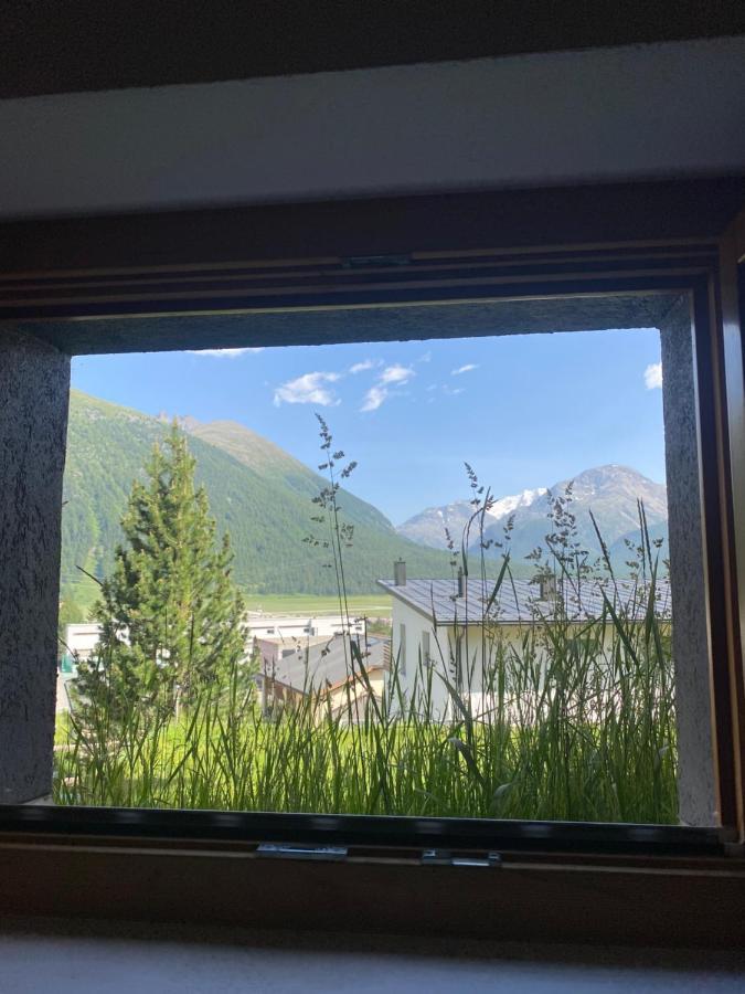 Relaxing Confortable Studio, Heated Garage, Skiroom Samedan Exteriör bild