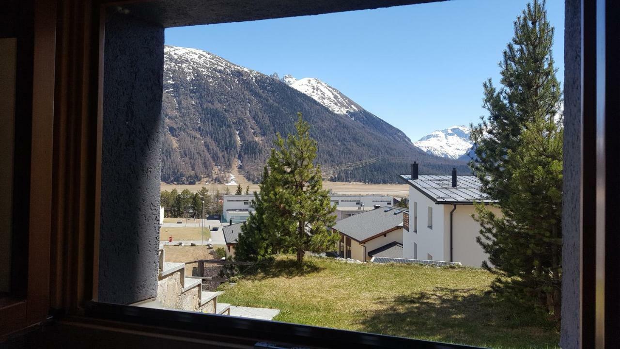 Relaxing Confortable Studio, Heated Garage, Skiroom Samedan Exteriör bild